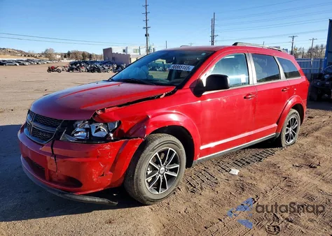 2018 Dodge Journey Se z USA, uszkodzony, nr VIN 3C4PDDAG9JT510101